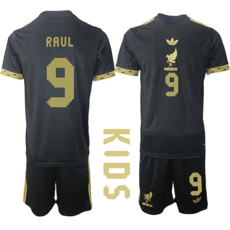 Youth 2025-2026 National Team Season Mexico Black 9 Soccer Jersey